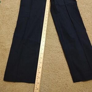 Hilary Radley Women's Navy Blue Stretch Flare Pants M/M
